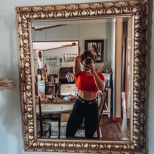 NVGTN Scarlet Open Back Tee with padding inside size small